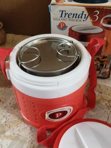 Red Insulated Food Carrier