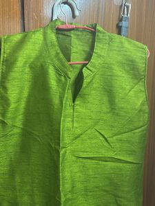 Stunning Monochrome Khadi Silk Kurta Set