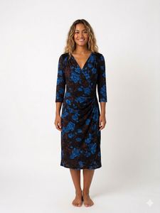 Party Wear Wrap Dress Printed Like New Not Worn