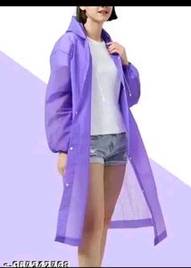 Purple Lightweight Raincoat