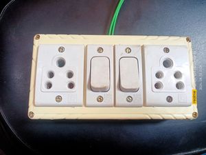Extention Double Switch Sockets Board