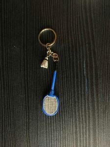 🏸 Badminton Charms Keychain