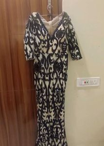 Stunning Sequined Ethnic Gown