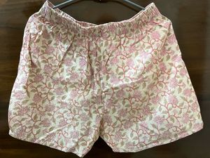 Jaipur Block Print Cotton Sleep Shorts
