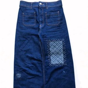 vintage sashiko denim jeans