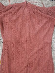 Off-Shoulder Bell Sleeve Dress
