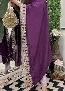 Elegant Lavender Kurta Set