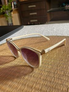 New Chic Cream Cat-Eye Sunglasses