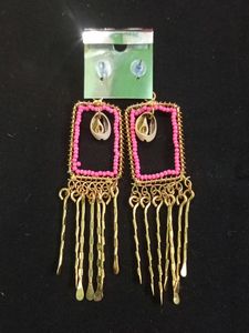 Shell Base Beautiful Pink Earrings