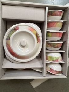 🆕9 Pcs Melamine Set
