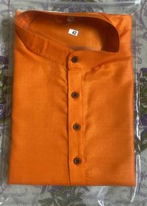 Men's Orange Kurta set new