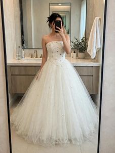Elegant White Bridal ball gown