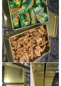 Gold Metal Tins - 2 pieces