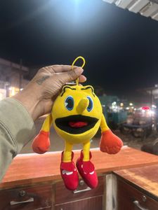 Pac-Man Plush Keychain