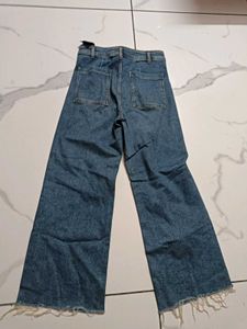Wide Leg Denim Jeans