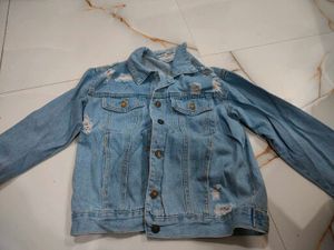 Distressed Denim Jacket