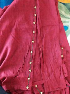 Women Maroon Kurti