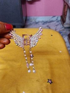 Sparkling Wing Hair Claw Clip