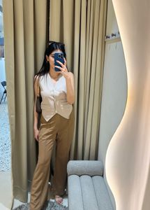 Beige Vest Coat