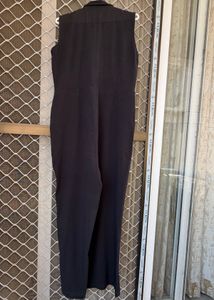 Sleek Black Sleeveless Jumpsuit