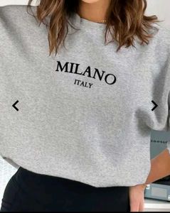 Milano Italy Grey Sweatshirt