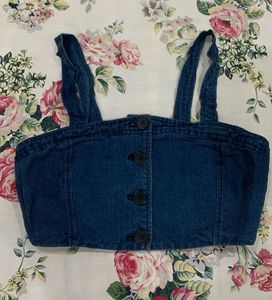 Denim Crop Top