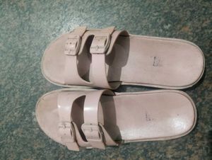 Buckled Slide Sandals