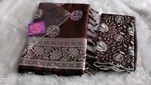 😍😍Elegant Look Geogette SAREE With Blouse