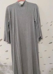 grey shrug midi length