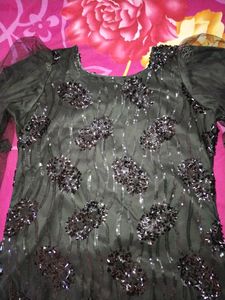 Imported Net Enthic Gown