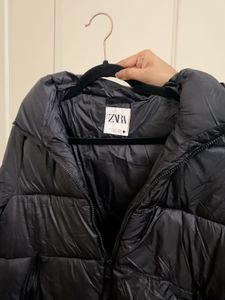 Zara Black Puffer Jacket