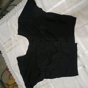Black Cotton Blouse