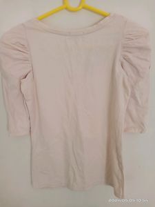 Regular Sleeves Solid Women Pink Top