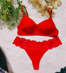 Very Beautiful Soft Cotton Paded Bra Penty