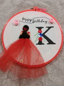 Handmade Embroidery Hoops Work Wall hanging