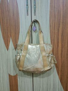 Stylish Gold Hobo Bag