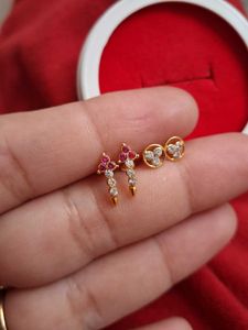 Elegant Gold Nose Pins Set