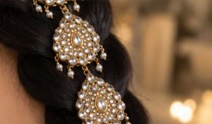Kundan &amp; Pearl Hair Accessories