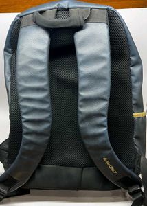 Stylish Black &amp; Brown Leather Backpack