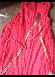 Elegant Pink Ethnic Gown