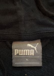 Puma Navy Zip-Up Hoodie Jacket