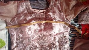 Elegant Pink Embroidered Anarkali Suit
