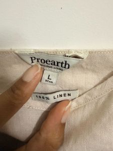 Linen Blend Tiered Midi Dress