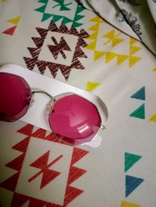 Retro Pink Tinted Sunglasses