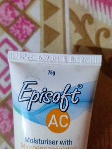episoft Ac moisturizer with microencapsulated Suns