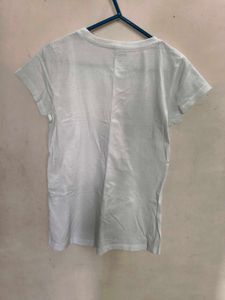 Black Denim Overalls with White T-Shirt