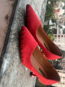 Hot Red Sweatleather Pumps!❤️