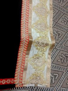 Black Kurta with intricate gold and red