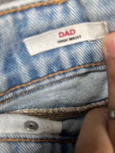 Light Wash Ripped Wide Leg Jeans