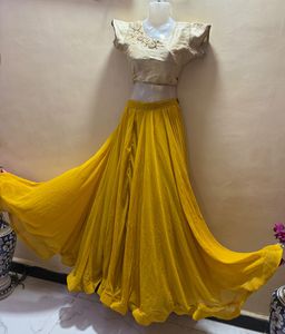 Stunning Yellow Lehenga Choli